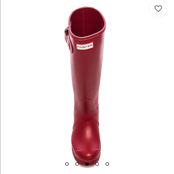 Hunter Original Tall Rain Boot in Red - Picture 6 of 6